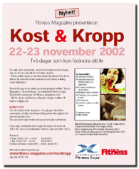 Mer information och anmlan p fitness-magazine.com/kostkropp/