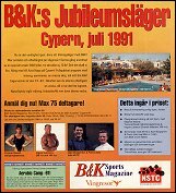 B&K:s Jubileumslger.